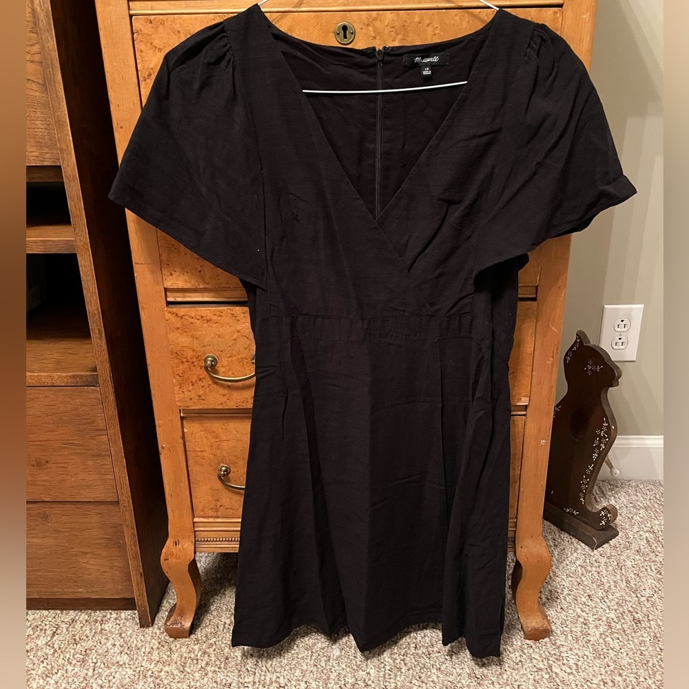 Madewell Cape-Sleeve Mini Dress - Size 10